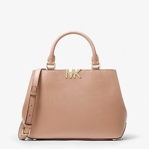 Michael Kors Satchel with Gold Accents
